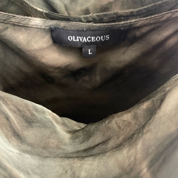 Tiger stripe stain cowl neck jumpsuit - Picture 4 of 4